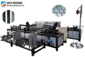 China Full Automatic Single Spiral Chain Link Fence Making Machine on sale