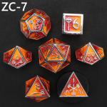 Customizable polyhedral dice set role-playing dice game RPG Dungeon and Dragon
