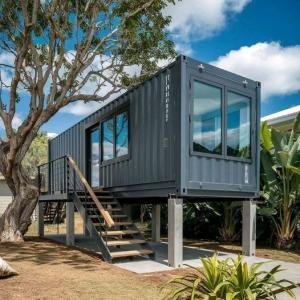 Wholesale Flat Pack Container House Eco-friendly With Steel Structure Customizable Wall Panels For Modern Living from china suppliers