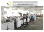 Multi-function square bottom paper bag making machine with handle hole