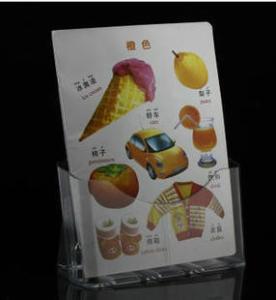 China office leaflet holder plastic brochure holder plastic brochure holder one pocket  wall brochure brochure display on sale
