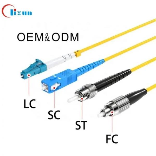 Quality 3.0mm Simplex LC LC Patch Cord SC APC To SC UPC  PVC LZSH Jacket for sale