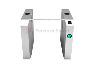 China Access Control RFID Reader RS485 Flap Turnstile Gate on sale