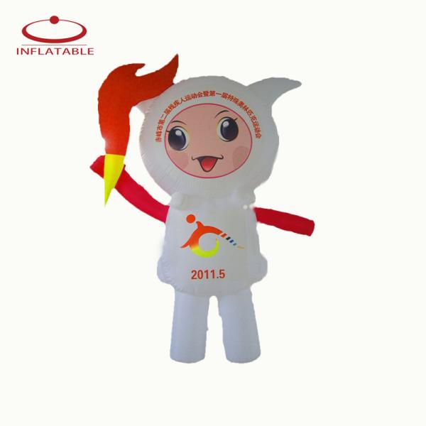 Giant Inflatable Cartoon Mascot Customized Oxford Cute Advertising