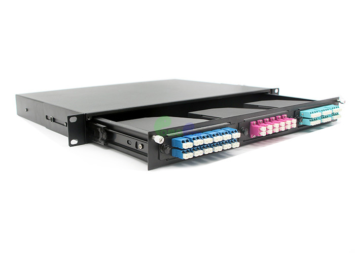 Wholesale 1U 19&quot; Sliding Drawer MPO / MTP Patch Panel from china suppliers