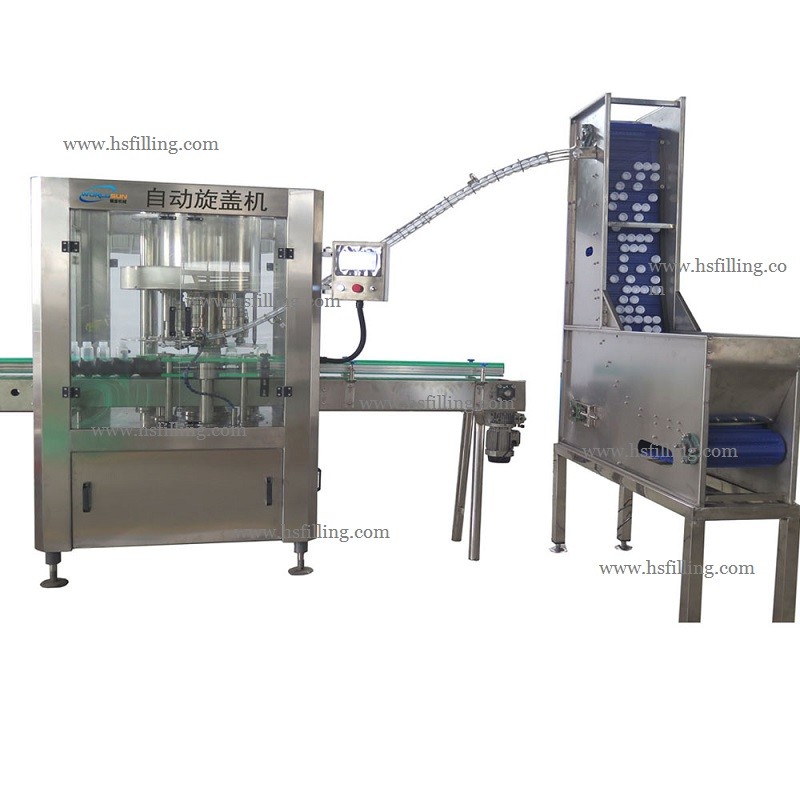 7000BPH 0.5L Pilfer Proof Capping Machine bottle capping machine cap sorting