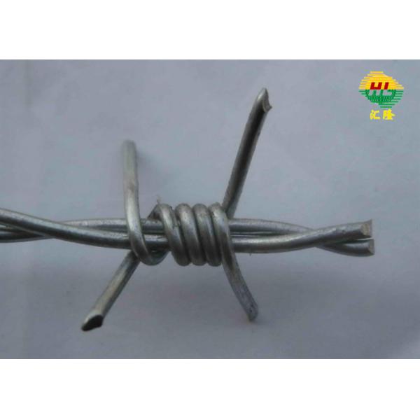 Hot Dipped Galvanized Barbed Wire 25kg Weight Each Roll