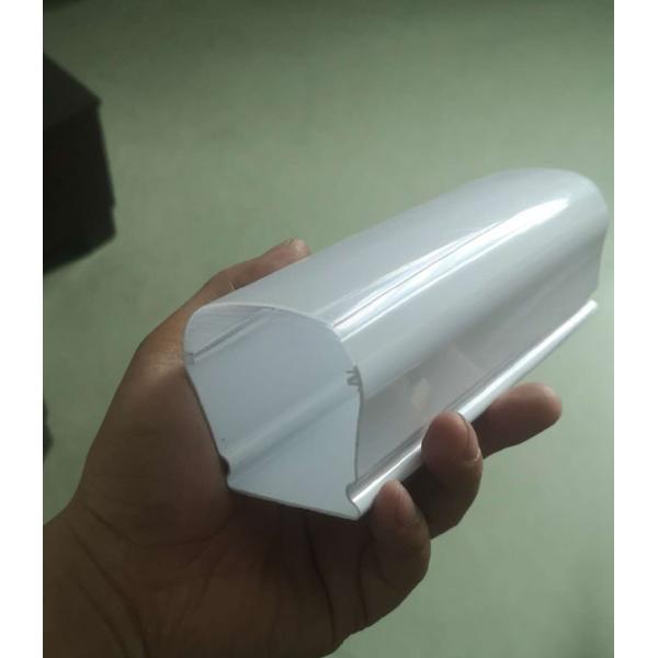 Two Color Co Extrusion PC ABS LED Lamp Shade Cover Profile Production Line / PC ABS PMMA Profile Extruder Machine