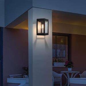 China Glass Panel Wall Mounted Outdoor Solar Lanterns Warm White Lights 3000K IP54 4W on sale