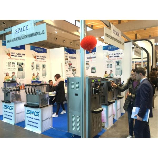 Portable Frozen Yogurt Machine , Twin Twist Flavor Frozen Yogurt Making Machine