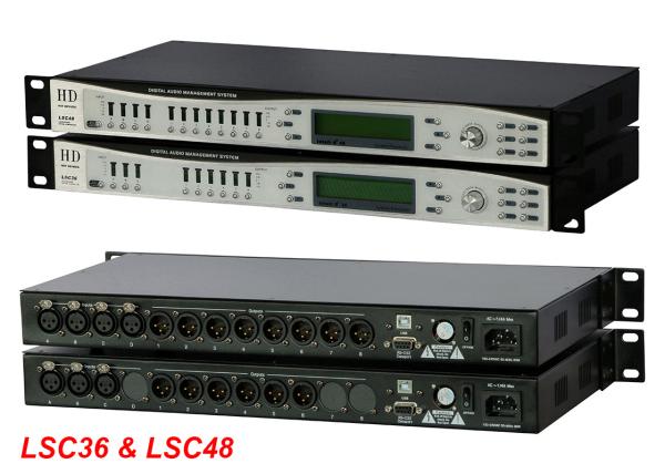 Quality 682ms Digital Sound Processor / 4 input , 8 Output Digital Signal Processor For Concert And Living Show for sale