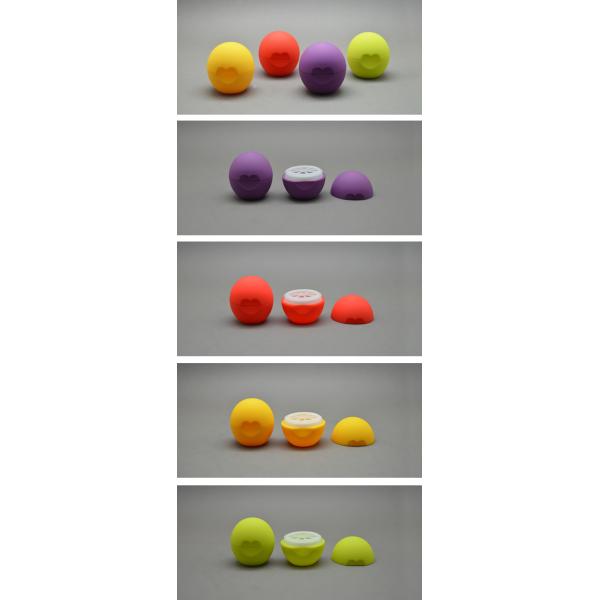 Round Lip Balm Tubes Mouth Care Lip Balm Ball Containers Special Design