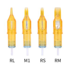 Wholesale Yellow Dragonfly Tattoo Cartridge Needles 20pcs Stainless Steel from china suppliers