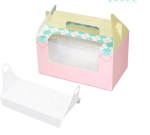 Wholesale Handmade Folding Custom Cardboard Display Boxes With Clear Window from china suppliers