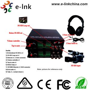 China Intercom / Return Video 3G SDI To Fiber Optic Converter , Audio Sdi Video Converter on sale