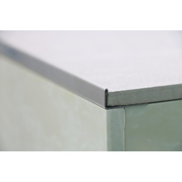 Durabe Black Tile End Cap Trim Stainless Steel Floor Tile Border Trim 11mm