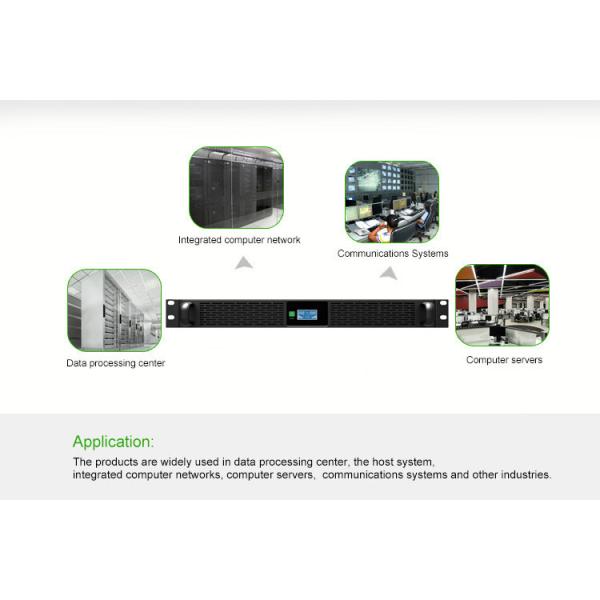 50HZ 60HZ 1.6kW 2KVA Rack Mount UPS For Computerized Instruments