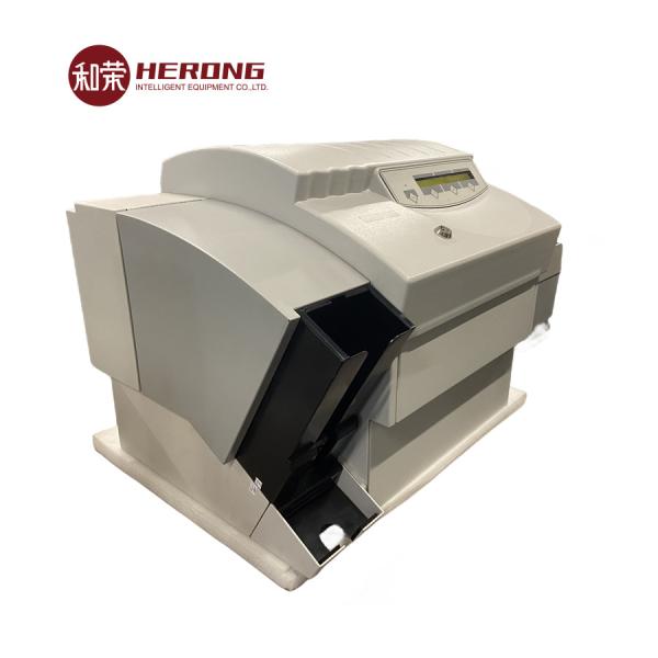 Desktop Card Embossing System Datacard Embosser 2 Line LCD Display