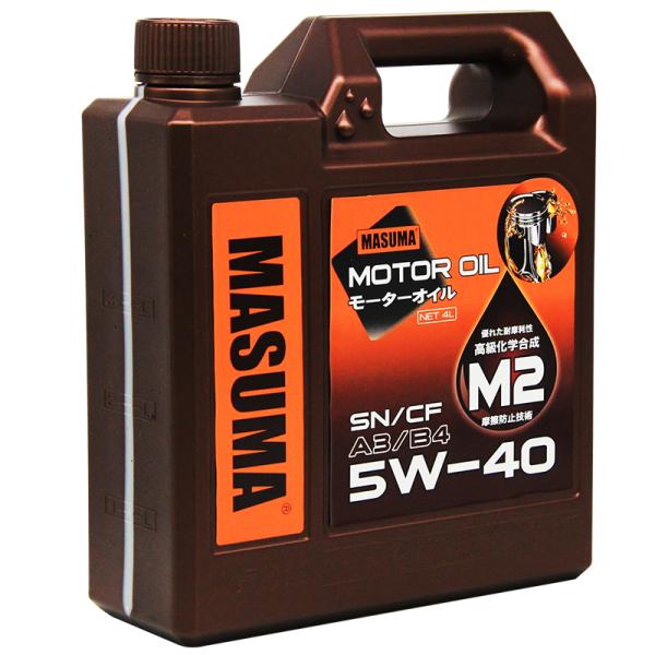 MASUMA M2 5W-40 A3B4 1L Fully Synthetic Engine Oil for HR-V Performance Maintenance