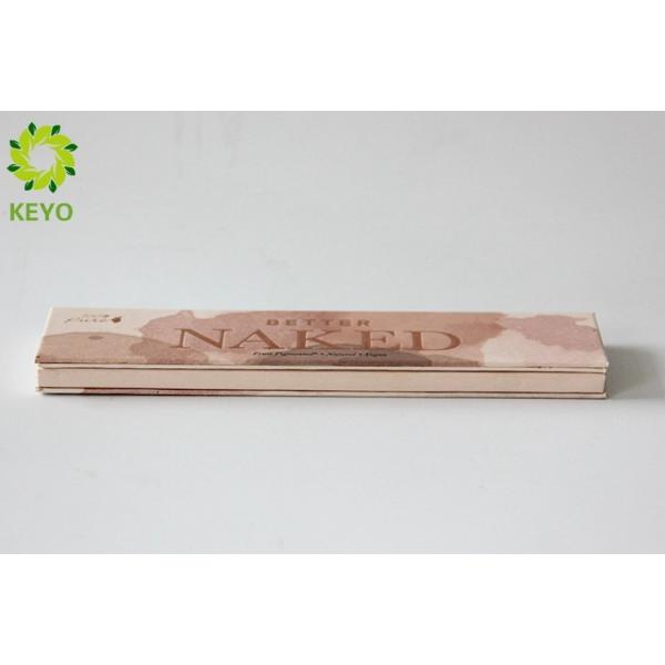 Customized 5 Pans Paper Empty Magnetic Eyeshadow Palette With Mirror