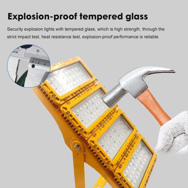 IP65 SMD2835/3030 LED Explosion Proof Lighting Fixtures Heat Dissipation Design