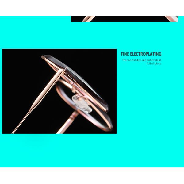 60mm Lens Square Cat Eye Sunglasses UV400 UVC Fashionable Women Sunglasses