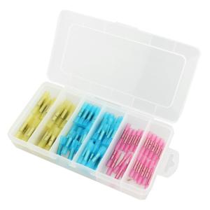 China 125pcs Heat Shrink Butt Connector Terminals Assortment Kit BHT1.25 BHT2 BHT5 on sale