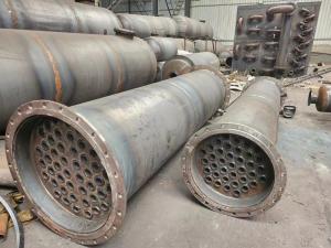 China waste tyres pyrolysis machine condensers and gas fitlers on sale