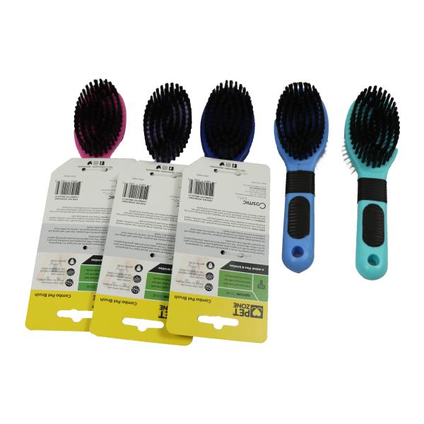 Large Pet Rubber Deshedding Brush For Dogs Cats Grooming Double Sided Flea Comb 206x57x57mm