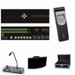 Black Wireless Interpretation System Infrared Radiator Unit Simultaneous