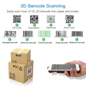 China Android 2D 1D EAN14 EAN128 Wireless QR Code Scanner Wearable on sale