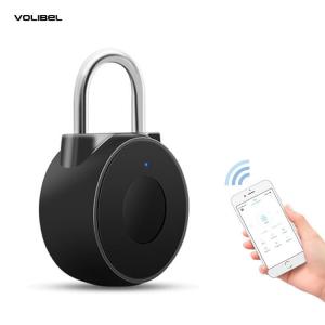 China Smart Outdoor Padlock Fingerprint Electronic Bluetooth APP With Charging Port on sale