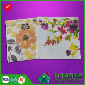 Wholesale printed airlaid napkin paper printed with logo 55-66gms 1ply,2ply virgin pulp from china suppliers
