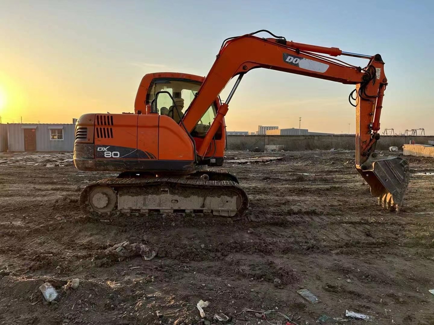 8 Ton Used Doosan DX80 Excavator Hydraulic Crawler Digger