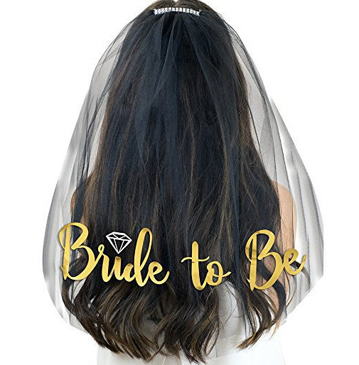 European and American singles party white veil, headband party supplies, bride's headdress, angel headdress,