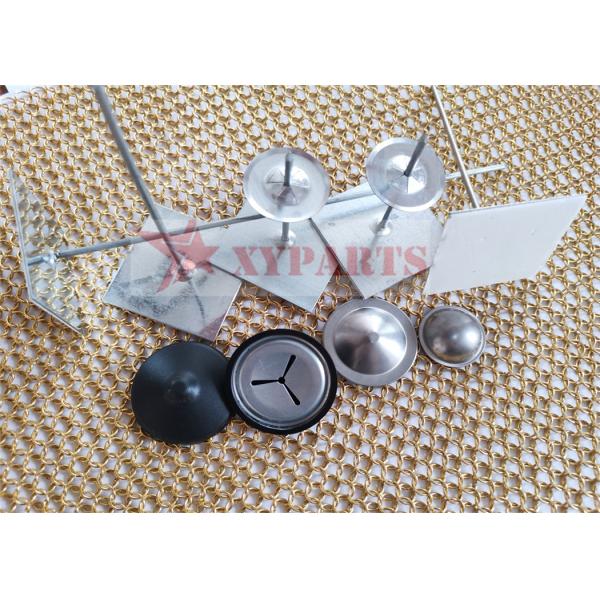 Adhesive Round Base Insulation Hangers Galvanized Steel