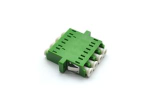 Wholesale Telecom Network LC Fiber Connector , Quad Single Mode Flange Coupling Adaptor from china suppliers