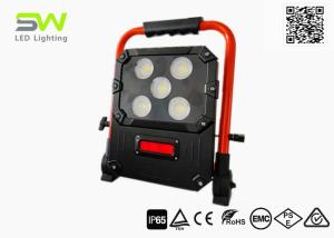 China 100w Cob Brightest Rechargeable Work Lamp With Metal Handle Site Garage Use on sale