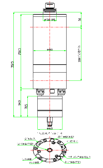 Replacement Precision CNC Milling Spindle For CNC Router , PRECISE TL60