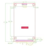2.4 Inch Uart Tft Display 240x320 Resolution TTL Interface ,14 pins 4-Wire SPI