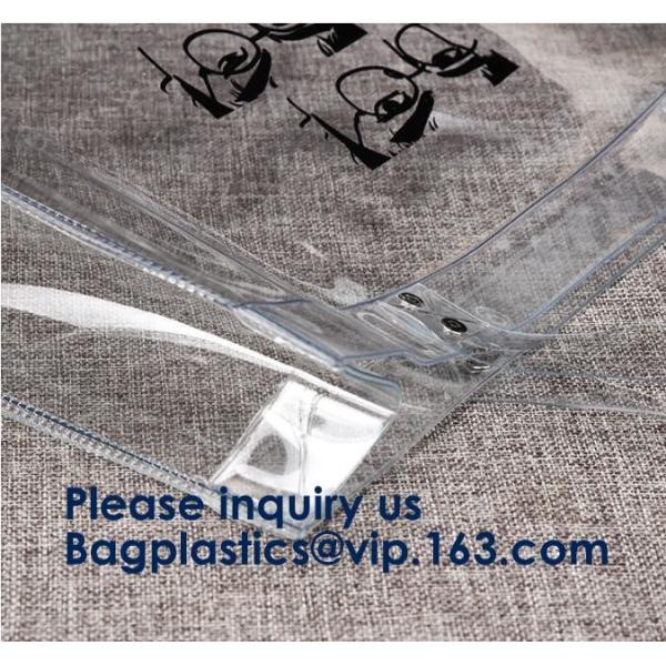 100% Manufacturer Eco-Friendly,Reusabl Promptly Delivery Reasonable Price,Custom printing Large Capacity Women Clear PVC