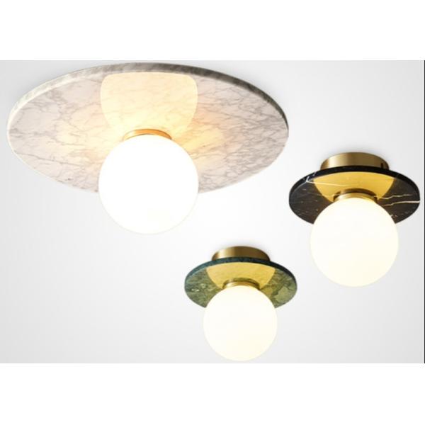 Natural marble Nordic villa corridor ceiling lamp designer homestay art creative personality corridor lamp