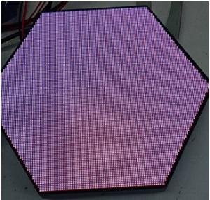 Wholesale Customized Special Shaped Hexagon LED Display Non Linear Correction Network Technology P2 from china suppliers