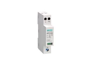 China Single Phase Type 2 And Type 3 AC Surge Arrester With Fault Indication Narrow Size on sale
