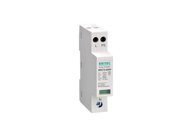 Quality Single Phase Type 2 And Type 3 AC Surge Arrester With Fault Indication Narrow Size for sale