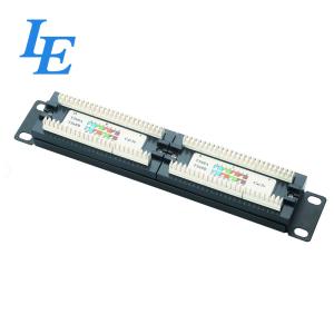 Wholesale Cat6 24 Port Network Patch Panel RJ45 Ethernet Network Rackmount from china suppliers