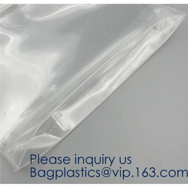 Fashion Travelling Heat-Sealed Clear EVA Cosmetic Bag With Yellow Snap Button And Rubber Handle Pouch By L'Oreal, Sedex