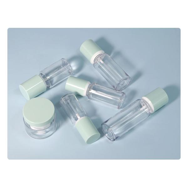 100ml Transparent Plastic Bottle Cosmetic Bottle Set 50g For Face Body Cream