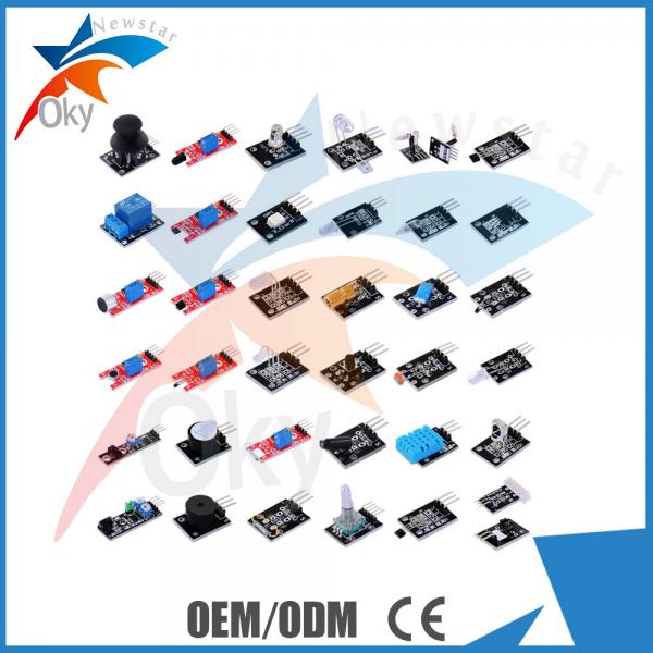Quality Diy Electronic Arduino Starter Kit 37 in 1 Sensor Module Shield Compatible Sensor Module for sale