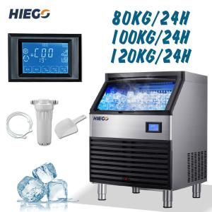 Wholesale Ice Cube 100kg 24H Full-Automatic Ice Cubes Maker Machine 80kg 120KG Ice Maker from china suppliers
